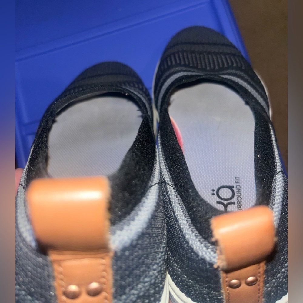 Ryka Charcoal and Gray Slip-On Shoes - Picture 8 of 13